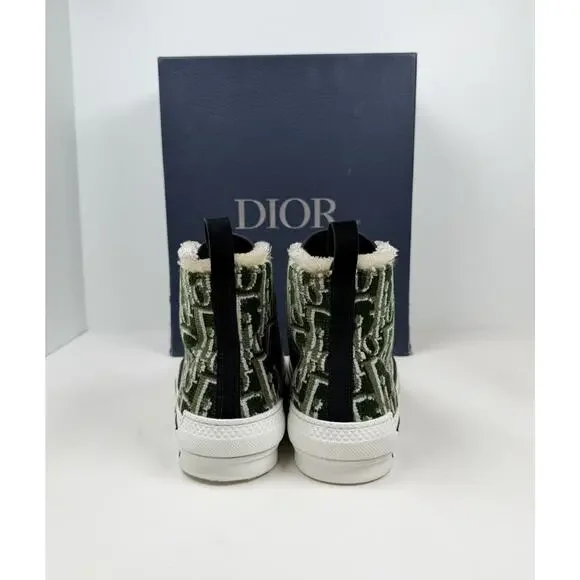 Size 41EU/8US - Dior B23 Olive Oblique Tapestry High Tops🍃 RETAIL $2K!